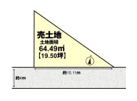 建築条件無し土地☆お好きなハウスメーカー・工務店で建築可能！
北西に建物が無く日当たり・通風良好！
閑静な住宅地につき交通量も少なめです！