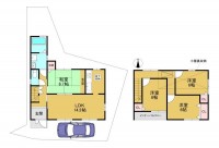 阪急『西山天王山駅』まで徒歩１３分！
南向きで陽当たり良好！全居室６帖以上の４ＬＤＫで小屋裏収納付き！
スーパーやコンビニが徒歩圏内で生活便利♪