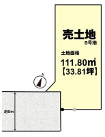 長岡京市、向日市、大山崎町を専門　ユニバーサルホームサービス 全４区画の分譲地！南向き！陽当たり良好！
自由設計につきお好きな間取りで建築可能！
小学校まで徒歩圏内の為、お子様の通学も安心です！