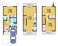 長岡京市、向日市、大山崎町を専門　ユニバーサルホームサービス ２０１９年１２月建築の築浅中古戸建♪
阪急「西向日」駅まで徒歩１２分！閑静な住宅地の為周辺交通量少なめ！
教育施設まで徒歩圏内！お子様の通学も安心です！