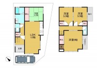 長岡京市、向日市、大山崎町を専門　ユニバーサルホームサービス 阪急『西向日駅』徒歩８分の駅近物件！
収納豊富な４ＬＤＫのお家♪
周辺施設も徒歩圏内！生活に便利な立地です♪
